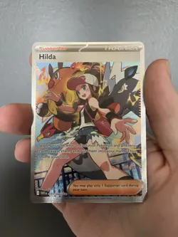 Pokemon TCG Trainer Hilda 171/086 SIR Special Illustration Rare White Flare - Image 1