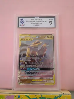 GARCHOMP & GIRATINA GX 2019 POKEMON S&M UNIFIED MINDS RARE 146/236 Mgc 9 - Image 1