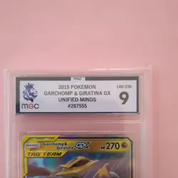 GARCHOMP & GIRATINA GX 2019 POKEMON S&M UNIFIED MINDS RARE 146/236 Mgc 9 - Image 4