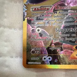 Pokemon Alakazam EX Secret Rare Full Art Holo 125/124 Fates Collide 2016 - Image 2