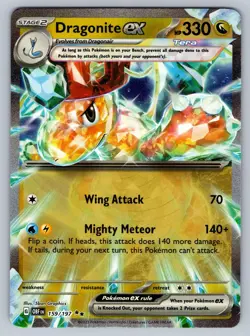 Dragonite ex 159/197 Double Rare Obsidian Flames Pokemon NM - Image 1