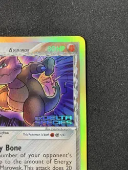 Pokemon TCG Marowak (Delta) EX Delta Species 10/113 Reverse Holo Holo Rare - Image 4