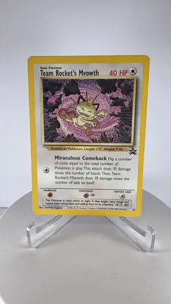 Pokemon #18 Team Rocket's Meowth (MP) - Image 1