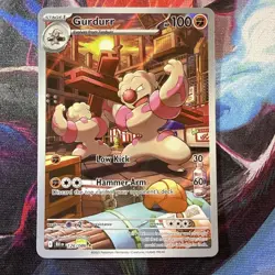 Pokemon TCG Gurdurr Black Bolt 126/086 - Image 2