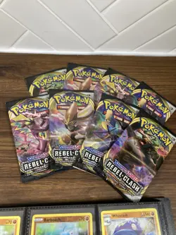 Pokemon TCG S&W Rebel Clash Complete Master Set + 4 sealed booster + Staff promo - Image 2