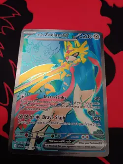 Pokemon TCG Hop's Zacian ex 176/159 Full Art Ultra Rare SV09: Journey Together - Image 1