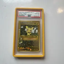 2000 Pokemon Japanese Pichu # 172 Neo 2 Reverse FOIL- PROMO PSA 10 GEM MT - Image 1
