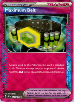 Maximum Belt 154/162 Temporal Forces ACE SPEC Pokemon - Image 1