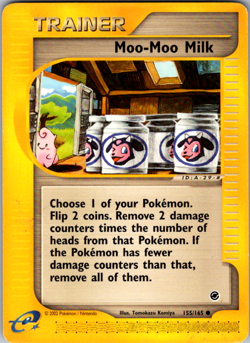 POKEMON EXPEDITION MOO-MOO MILK COMMON 155/165 NM ENG - Image 1