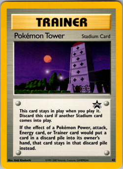 Pokemon TCG Pokemon Tower 42 Black Star Promo vintage rare - Image 1