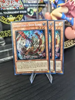 Yu-Gi-Oh! 3x Ghost Ogre & Snow Rabbit Alt Art Secret Rare RA02-EN009 - Image 1