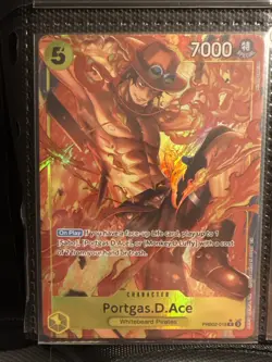 Portgas.D.Ace - PRB02-018 Alt Art Premium Booster The Best Vol 2. ENGLISH NM+ - Image 1