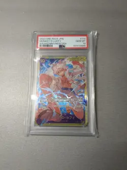 2023 ONE PIECE JPN. MONKEY D. LUFFY AWAKENING/NEW ERA PSA 10 GEM - OP05-119 Gold - Image 1