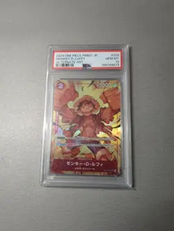 One Piece Monkey D Luffy Op01-024 PRB01 Alternate Art Psa 10 Japanese - Image 1
