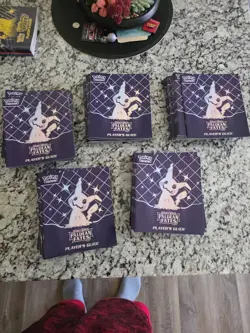 Pokemon Scarlet & Violet Paldean Fates Player's Guide Mimikyu English Paper - Image 2