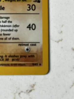 POKEMON Fossil Kabutops 9/62 Holo Rare 1st Edition NP - Image 5