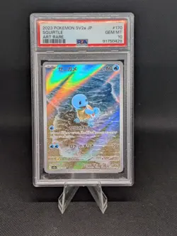 Pokemon Holo Japanese Lot Art Rare Squirtle Pikachu Graded Gem Mint 10 2023 - Image 2
