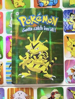 Pokemon 151 Vintage Pocket Monsters Vending HOLO Prism Sticker 2000 Nintendo - Image 2