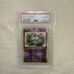 PSA 10 GEM MINT Mew XY Evolutions Reverse Holo 2016 Pokemon 53/108 - Image 1