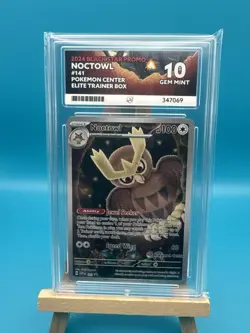 Noctowl SVP 141 Pokemon Center Stamped Promo - Pokemon TCG | ACE 10 - Image 3