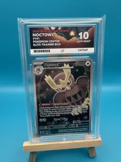 Noctowl SVP 141 Pokemon Center Stamped Promo - Pokemon TCG | ACE 10 - Image 4