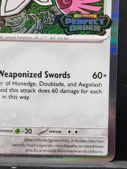 Pokemon TCG | Perfect Order Doublade 067 Pre-Release Stamped Promo NM Pack Fresh - Image 5