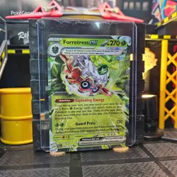 Forretress ex Paldea Evolved Ultra Rare Pokemon TCG 005/193 Scarlet Violet SV02 - Image 3