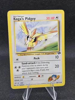 Pokemon TCG Koga's Pidgey Gym Challenge 80/132 LP+ - Image 1