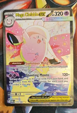 Mega Clefable ex 119/88 SIR Pokemon Perfect Order NM - Image 1
