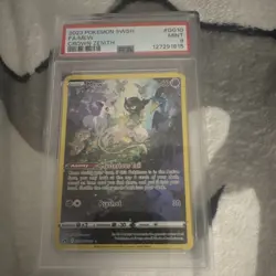 Pokemon TCG Mew Ultra Rare Crown Zenith Holo PSA 9 GG10/GG70 2023 - Image 1