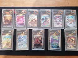 S007 BOOSTER PACK 11x POKEMON CARDS JAPANESE GRADED CGG Get info ! - Image 1