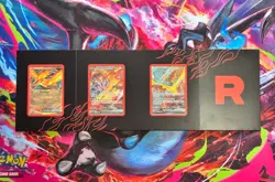 Pokemon TCG Team Rocket's Moltres ex Destined Rivals Stamped UPC Promo Set - Image 2