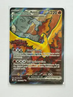 Pokemon TCG Team Rocket's Moltres ex Destined Rivals Stamped UPC Promo Set - Image 3