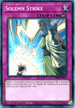 Solemn Strike - RA02-EN079 - Super Rare - 1st Edition Yugioh - Image 1
