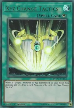 Xyz Change Tactics - DUPO-EN065 - Ultra Rare 1st Edition Yugioh - Image 1