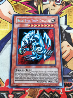 Blue-Eyes Toon Dragon srl-000 (NM+) Secret Rare Yu-Gi-Oh! - Image 1