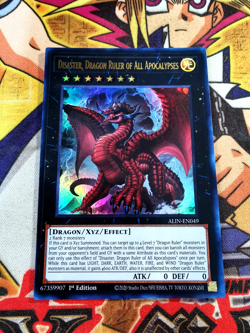 Disaster, Dragon Ruler of the Apocalypses alin-en049 (NEW) Ultra Rare Yu-Gi-Oh! - Image 1