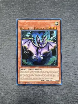 YuGiOh! Bat, The Forest Ninja BLMM - Error Misprint Name Shift 1st Edition NM - Image 1