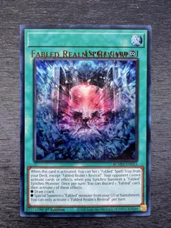 YuGiOh! Fabled Realm’s Revival BLMM - Error Misprint Name Shift 1st Edition NM - Image 2