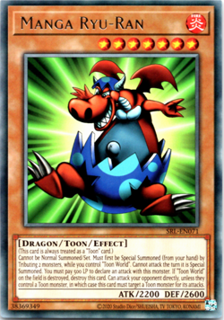MANGA RYU-RAN SRL-EN071 Rare - Yugioh - Image 1