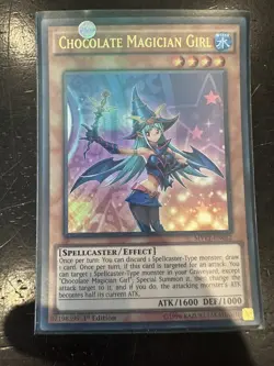 Chocolate Magician Girl - MVP1-EN052 - Ultra Rare 1st Edition Yugioh - Image 2