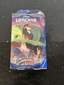 Disney Lorcana: Shimmering Skies Starter Deck (Emerald & Steel) - Image 1