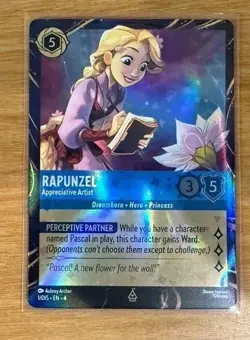 Disney Lorcana Magical Places Rapunzel EPCOT Promo Card - Image 1