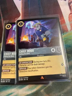 Chief Bogo - Calling the Shots Whispers ... Well 4x x4 Disney Lorcana Playset - Image 1