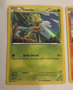 Treecko Torchic MudkipPokemon XY36 XY37 XY38 Promo Holo Card LP - Image 2