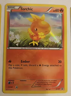 Treecko Torchic MudkipPokemon XY36 XY37 XY38 Promo Holo Card LP - Image 3