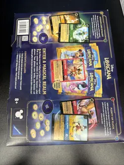 New! Disney Lorcana Costco Inklands Bundle Box Pirate Mickey Mouse Foil Promo - Image 2