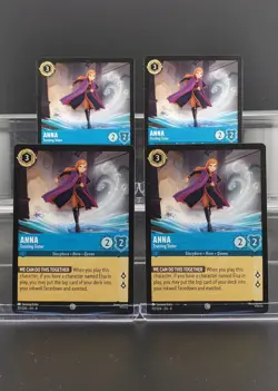 Disney Lorcana Anna - Trusting Sister 157/204 Reign of Jafar Common 4 Cards - Image 1