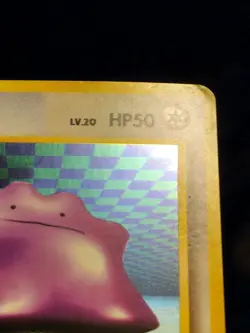 Ditto Holo Rare Japanese Card Mystery of the Fossils No. 132 LP front/MP back - Image 5