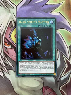 LED5-EN004 Dark Spirit's Mastery Ultra Rare 1st Edition NM Yugioh Card - Image 1
